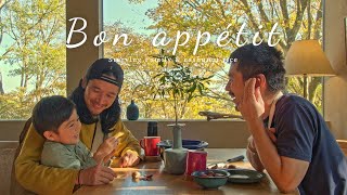 Starving family cooked chestnut rice  / Autumn rural house in Japan / Ok google!