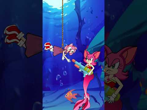 The Little Mermaid Uses Flamethrower to Punish Bad Guys #animation #story #short
