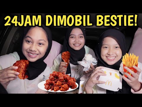 TANTANGAN 24JAM DI MOBIL GABOLEH KELUAR |Desma And Bestie