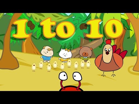 Counting 1-10 Song | Number Songs for Children | The Singing Walrus - YouTube