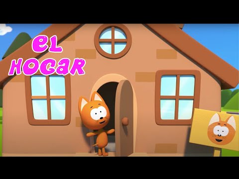 EL HOGAR 🏡 El gatito Koté 🎺  Música Para Niños