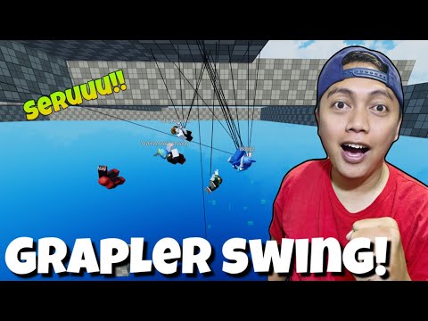 SERUUU!! Bisa terbang mirip SPIDERMAN di ROBLOX || Grappler Swing Indonesia