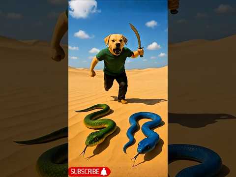 شوف التعابين انتقموا ازاي من الكلب😱😱💔#viralvideos   #ai #shorts