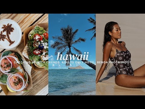 HAWAII VLOG: work week on O'ahu, photoshoot, Romer House Waikiki hotel room tour (adults only hotel)