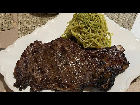 CARNE a la PARRILLA 🥩🥗🍝 #ribeyes #parrillada