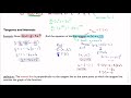 Differentiability and Tangent Line Concepts