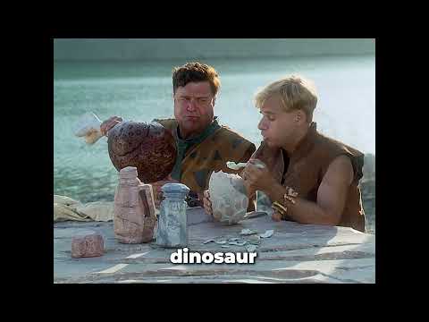 Primitive people actually rode dinosaurs to work#shorts #movierecap