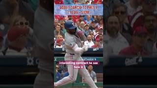 Adolis Garcia to the Phillies! #mlb #mlbnews #phillies #hotstove #baseballpodcast