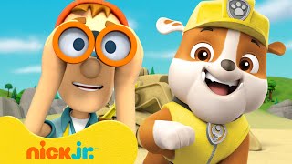 PAW Patrol Missions with Binoculars! 👀 w/ Rubble & Ryder | 10 Minutes | Nick Jr.