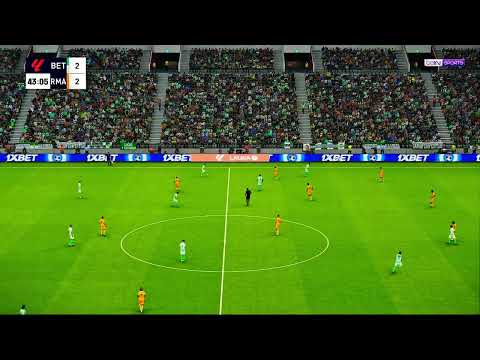 REAL BETIS VS REAL MADRID LA LIGA 2025 - Highlights Goals 4K - eFootball Gameplay PES PC