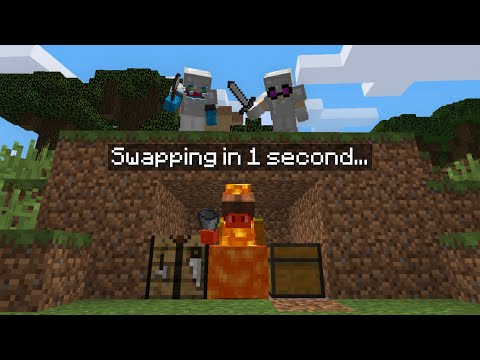 Minecraft Manhunt, but it's DEATH SWAP...