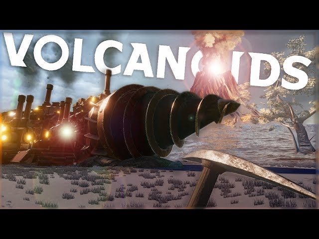 Drilling Underground to the Centre of the Volcano! (Giveaway) | Volcanoids Live! (!shop !help)