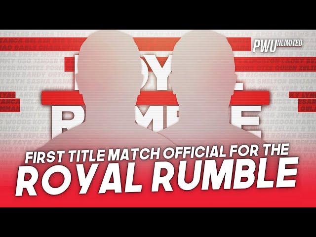 First Title Match Officially Announced For The Royal Rumble