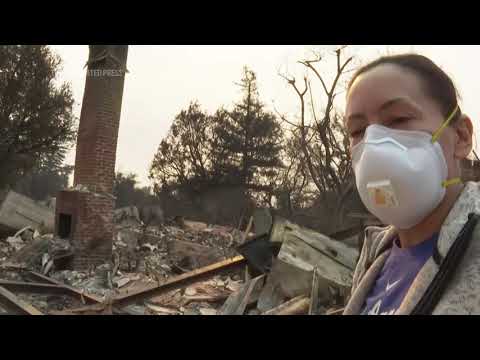 Altadena family returns to home in rubble after devastating California wildfires