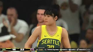Los Angeles Sparks vs Seattle Storm - NBA 2K25 - Regular Season