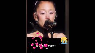 #arianagrande  cry & thanks to fan #eternalsunshinetour #shorts @Jothigopinath222