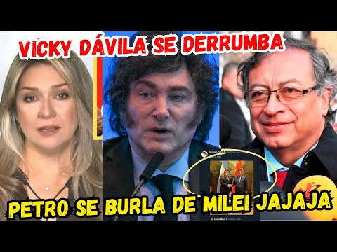 Vicky Dávila SE DESINFLÓ y Petro RIDICULIZÓ a Javier Milei -Mr. Carvajalino