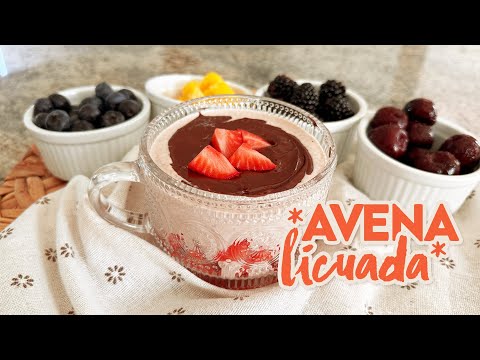 AVENA LICUADA PARA EL DESAYUNO (varios sabores)