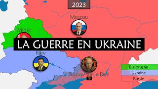 La guerre en Ukraine résumé sur cartes