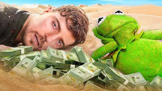 Kermit the Frog and Mr Beast's $1,000,000 Desert Challenge