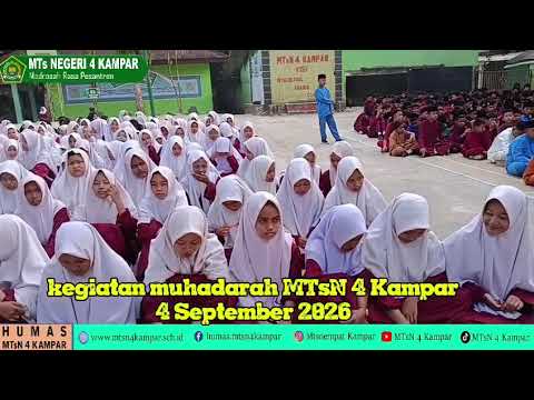 Muhadharah Pagi Ini, Jumat 4 September 2026