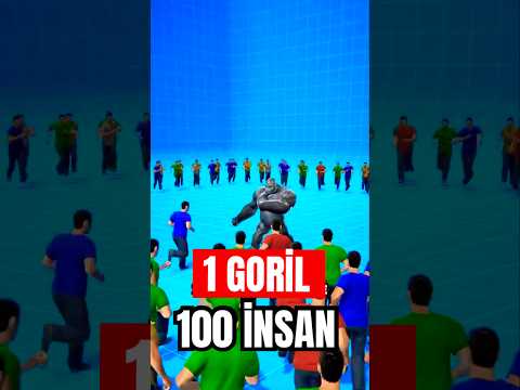 1 Goril ve 100 İnsan Savaşı Gerçekten Nasıl Biter?
