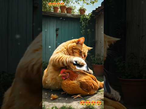 mustafa mustafa naat😍 || cat,rooster and bees #catart #cutecat