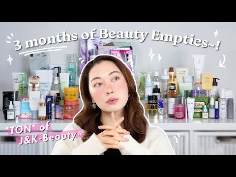 *mostly* J & K-Beauty Empties~ 3 months worth of product! [2025 Q2]