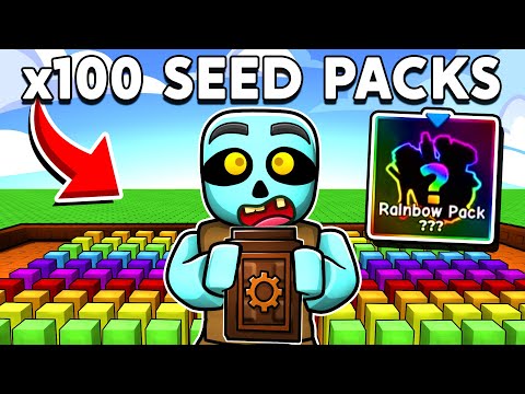 What Does 100 EXOTIC SEED PACKS Get You in Grow a Garden