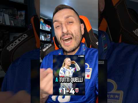 🤬 Italia-Norvegia 1-4‼️ #italia #norvegia #mondiali #calcio