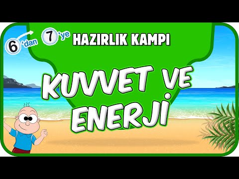Kuvvet ve Enerji 📗 6'dan 7'ye Hazırlık Kampı #2025