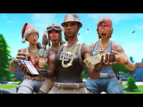 So I Met THREE GIRLS that TURNED INTO GOLD DIGGERS 💰 ( SQUAD FILLS FORTNITE BATTLE ROYALE )