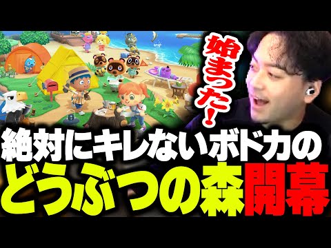 絶対にキレない、ボドカの『あつまれ どうぶつの森』開幕！