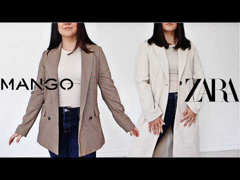 ZARA & MANGO FALL & WINTER HAUL 2024| Must Have Capsule Wardrobe Basics & Classic Everyday Outfit