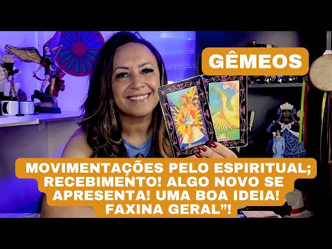 GÊMEOS ♊️ A LUZ NO FIM DO TÚNEL! MOVIMENTAÇÕES PELO ESPIRITUAL; RECEBIMENTO!BOA IDEIA! FAXINA GERAL!