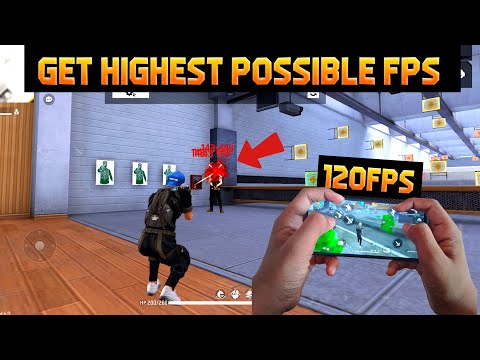 How to get 120fps in free fire mobile | how to get high fps in free fire