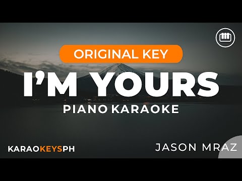 I’m Yours – Jason Mraz (Piano Karaoke)