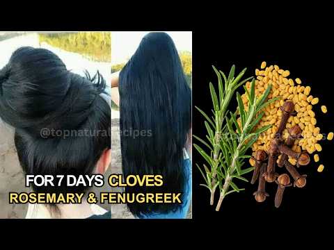 Cloves, Rosemary, and Fenugreek for Thicker Hair in 30 Days | Natural Hair Growth Remedy