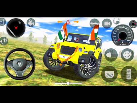 Modified Mahindra Thar😈Games:Indian Yellow Thar (Gadi Wala Games) Car Game Android Game - Part,38