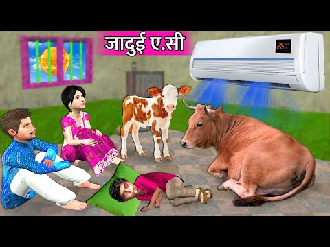 Magical AC Garib Ka Jadui Air Conditioner Hindi Kahaniya Hindi Moral Stories Funny Comedy Video