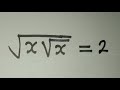 Solving Radical Equations and Verification