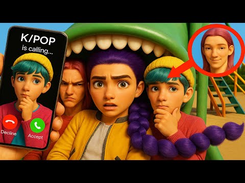 SLIDE EATER vs SAJA BOYS and RUMI MIRA ZOEY / DRONE CATCHES ALL kpop DEMON hunters