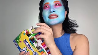 Letting Markers Choose My Makeup! 🤔🌈🖍️🎨