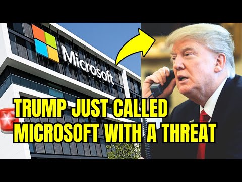 🚨Lawyers SCRAMBLE As Trump Just DROPPED Microsoft BOMBSHELL