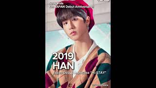 Happy 6th Japan Debut Anniversary!Stray Kids🎉 祝・日本デビュー6周年！#straykids #スキズ