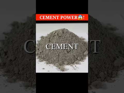 Power Of Cement You Don't Know Before This😱! #shorts #ytshorts #lifehacks #experiment #video