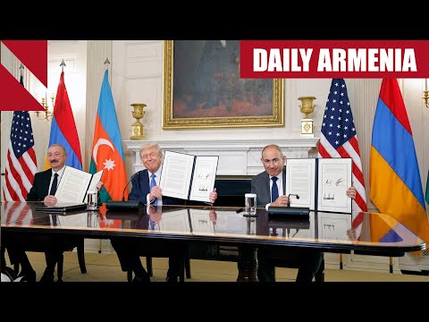 YouTube video thumbnail: Countries Praise Armenia–Azerbaijan Washington Deal, Iran Voices Concerns