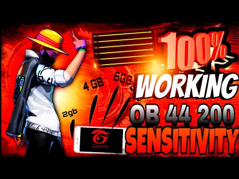 200 SENSITIVITY PROBLEM SOLV 100% WORKING SENSITIVITY AFTER OB 44 UPDATE FREE FIRE NEW SENSITIVITY