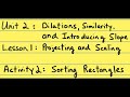 Scaling and Dilation of Rectangles