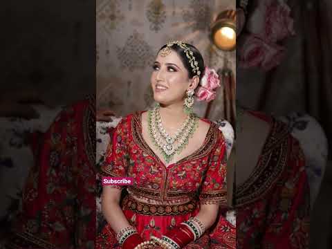 Can't take our eyes off this beauty in frame 💞 | makeup by Parul Garg #bridal #makeup #shorts #bride
